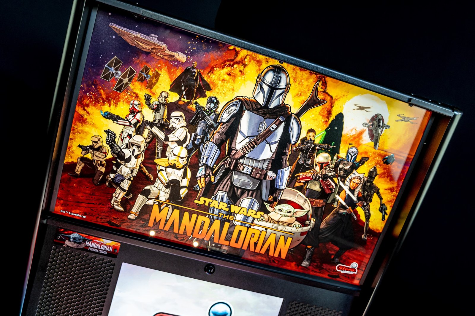 Mandalorian Premium Pinball Machine by Stern Pinball for sale in Australia