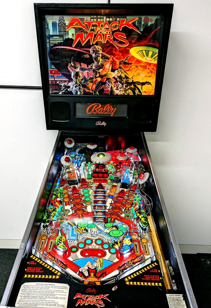 Attack from Mars Pinball Machine for sale in Australia