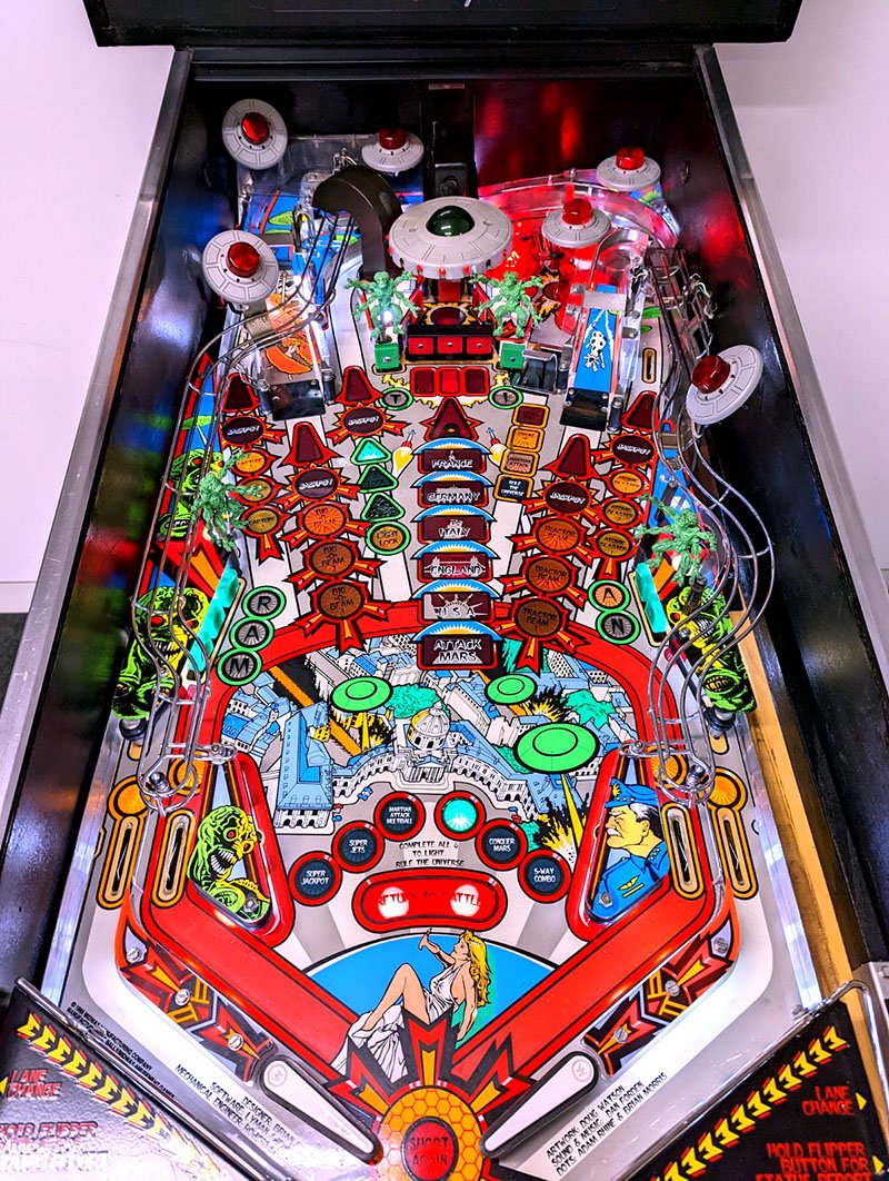 Attack from Mars Pinball Machine for sale in Australia