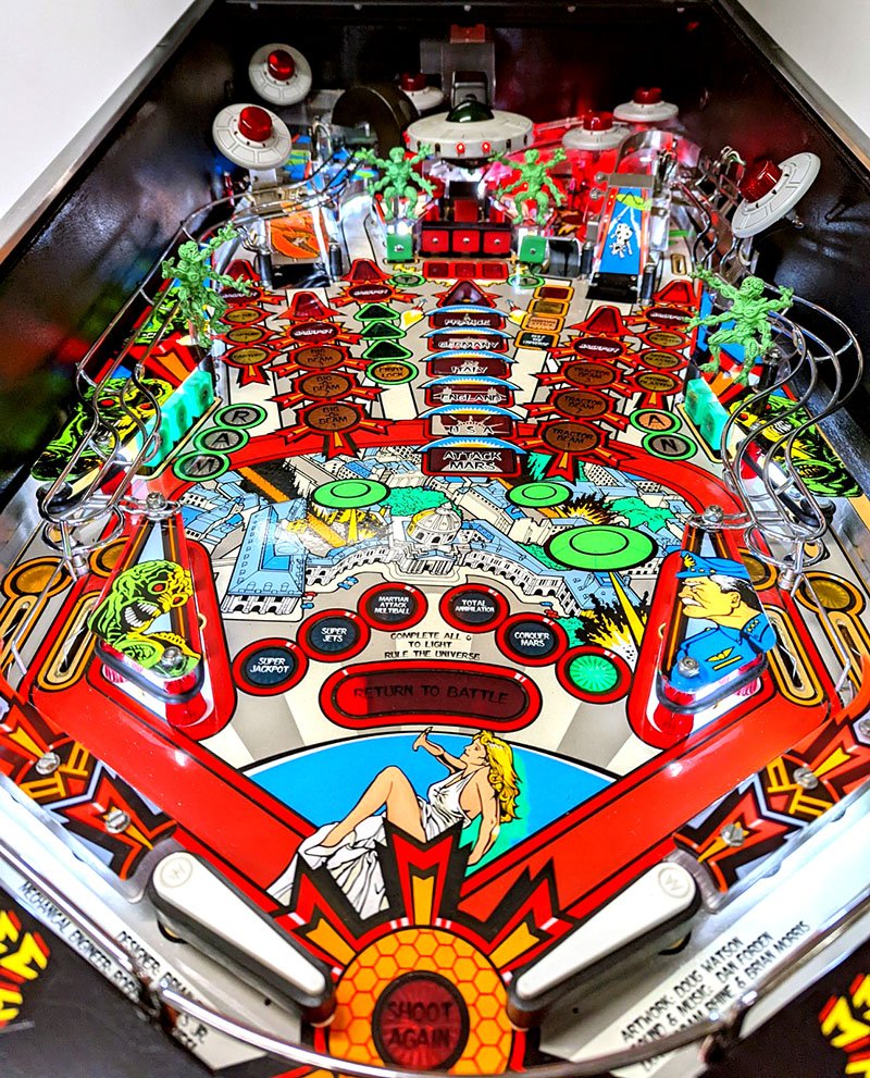 Attack from Mars Pinball Machine for sale in Australia
