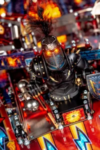 Black Knight with the Black Knight: Sword of Rage Premium Pinball Machine by Stern Pinball for sale in Australia