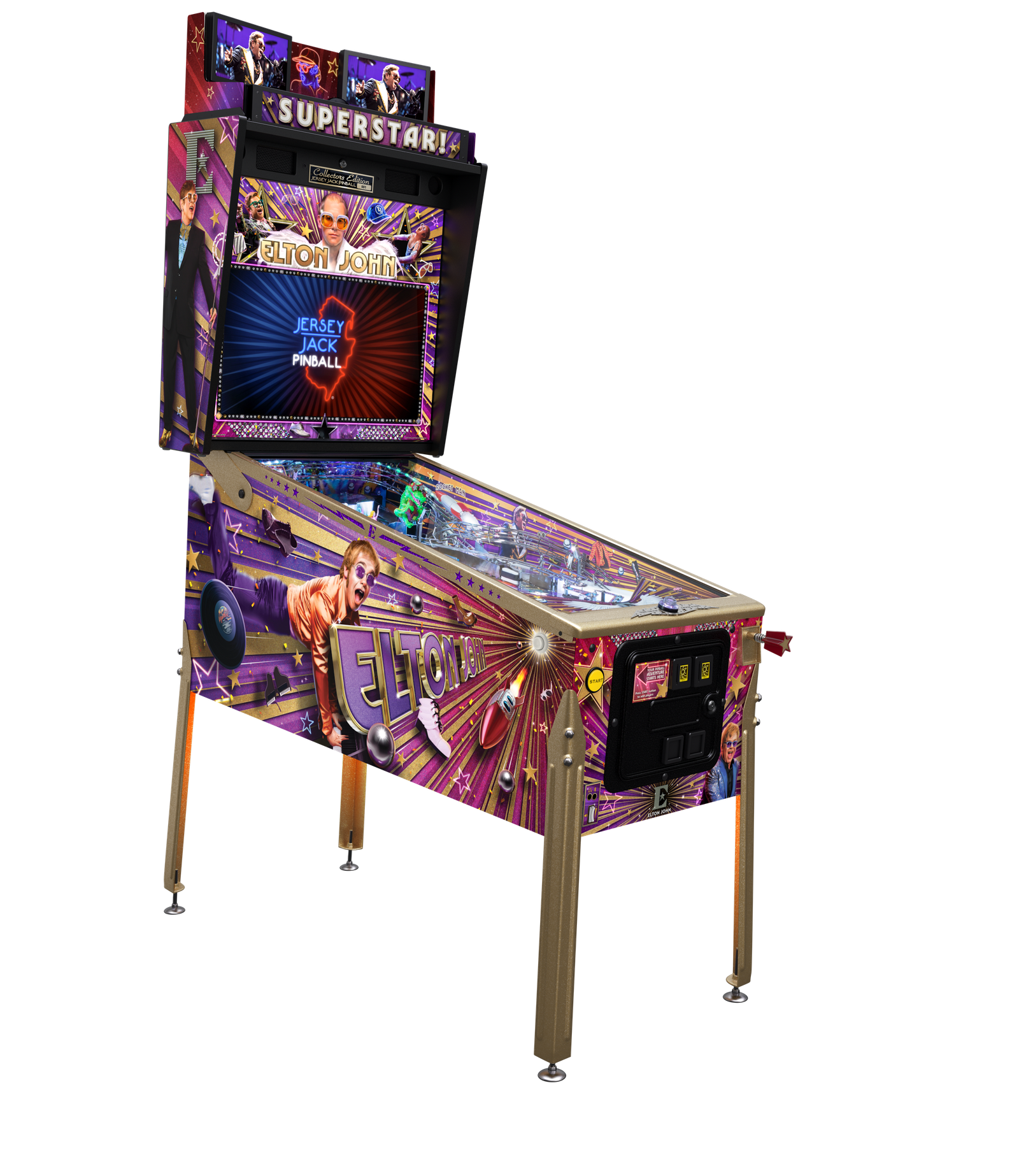 Buy Elton John Collector’s Edition Pinball Machine in Australia by Jersey Jack Pinball