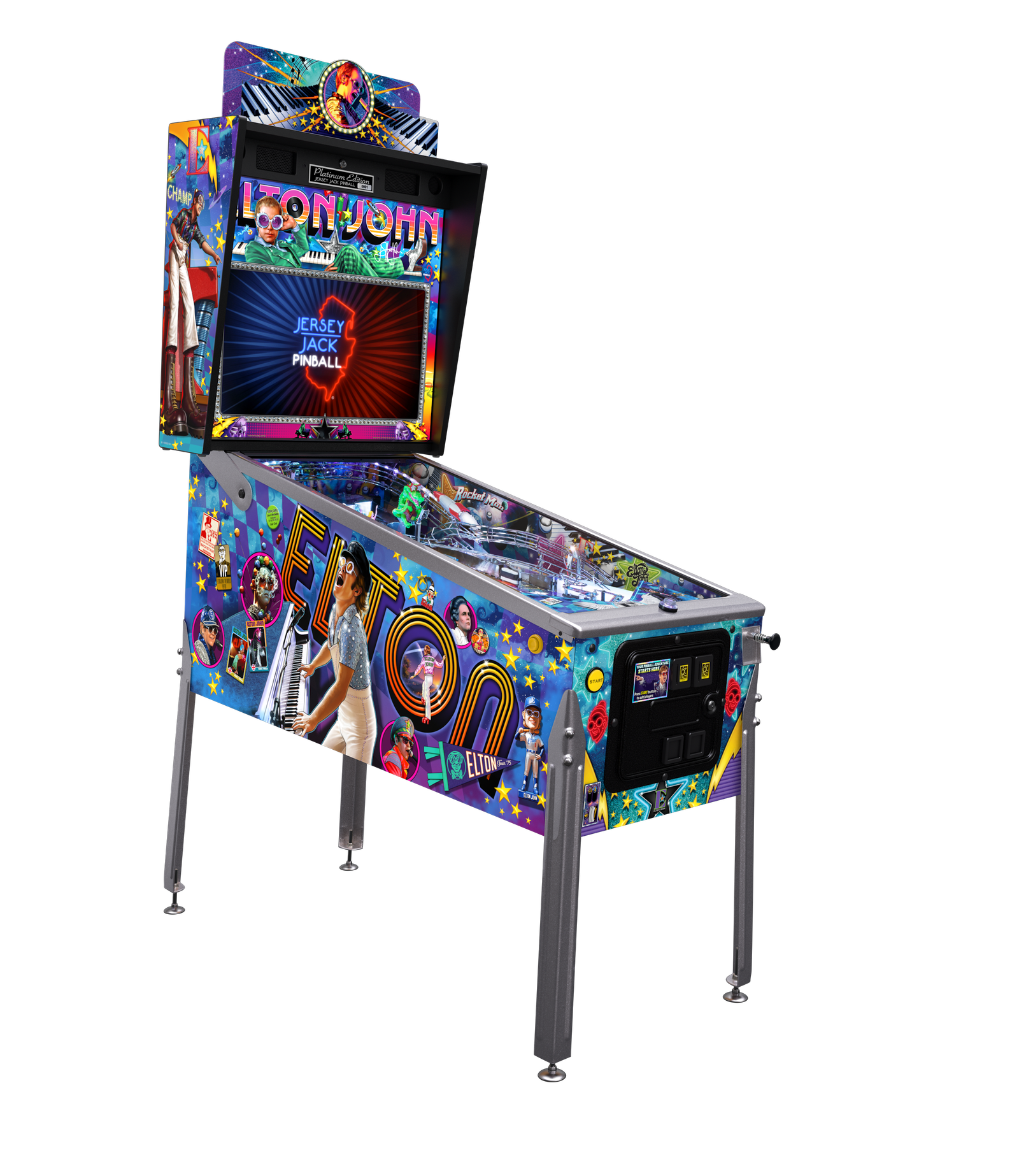 Elton John Platinum Edition Pinball Machine for sale in Australia by Jersey Jack Pinball
