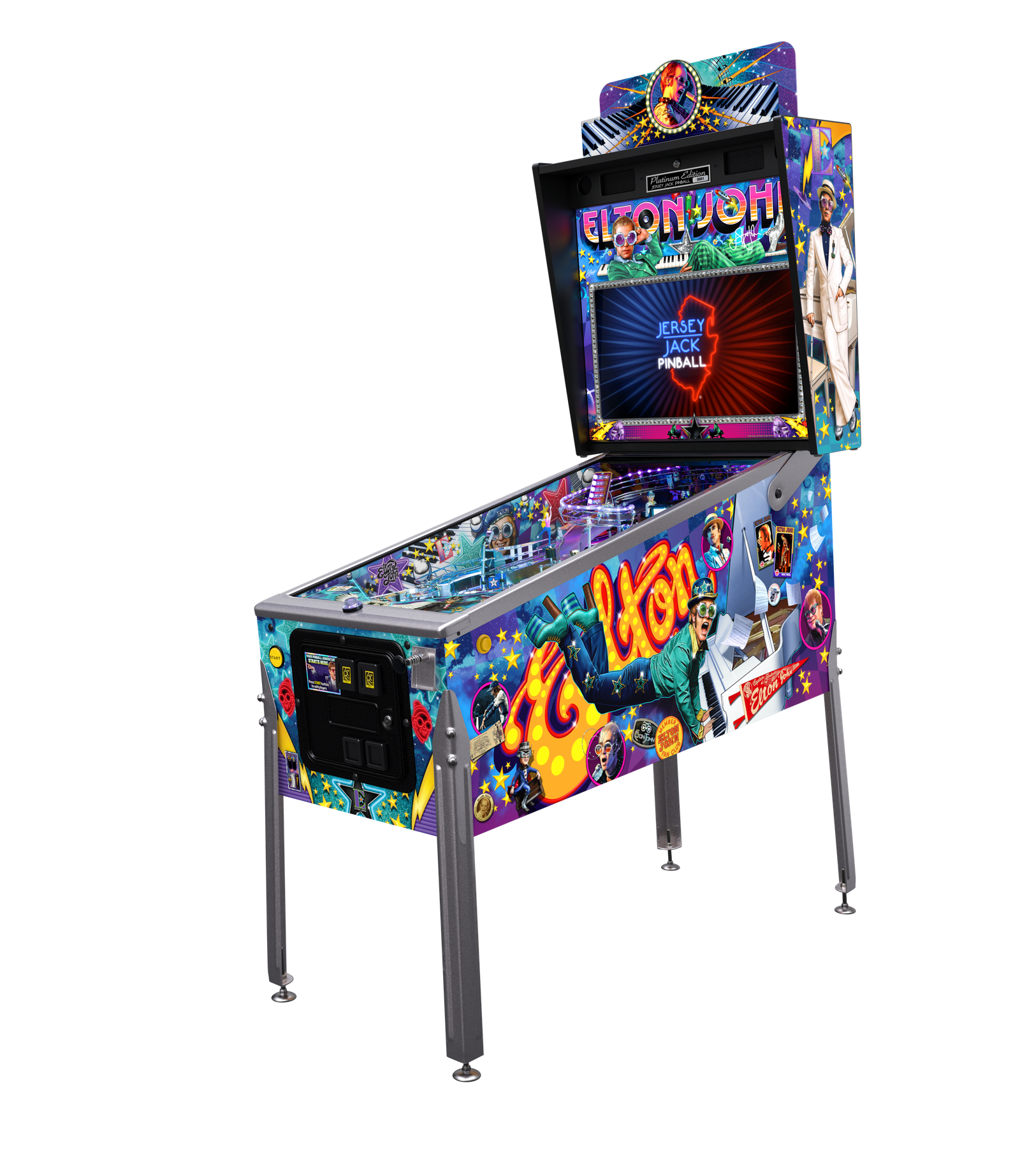 Elton John Platinum Edition Pinball Machine for sale in Australia by Jersey Jack Pinball
