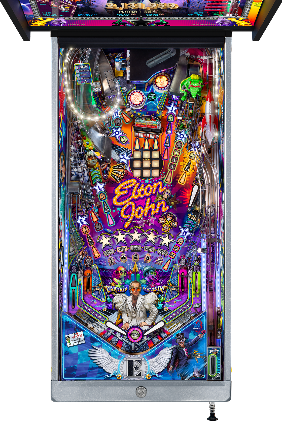 Elton John Platinum Edition Pinball Machine for sale in Australia by Jersey Jack Pinball