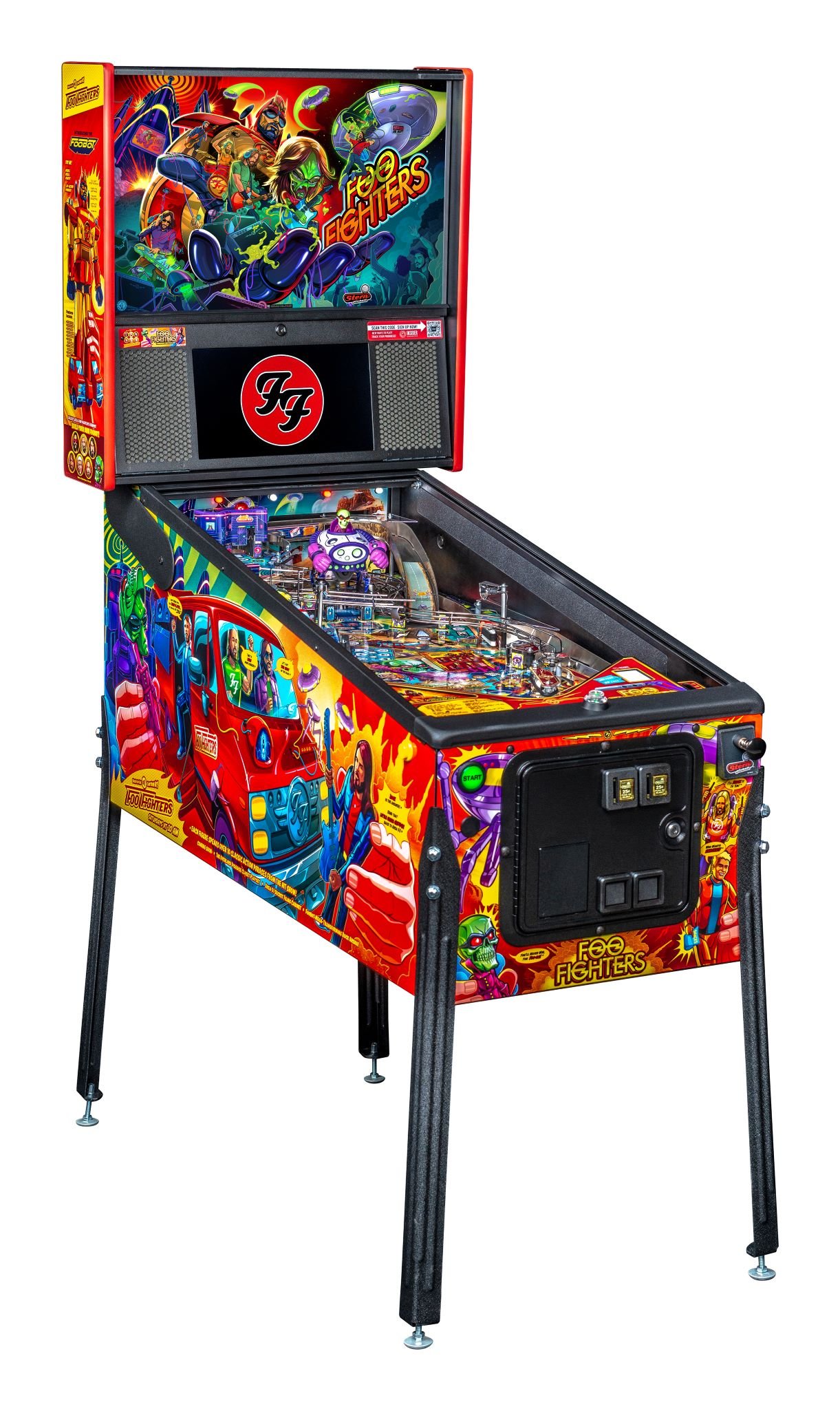 Foo Fighters Premium Pinball Machine by Stern Pinball for sale in Australia