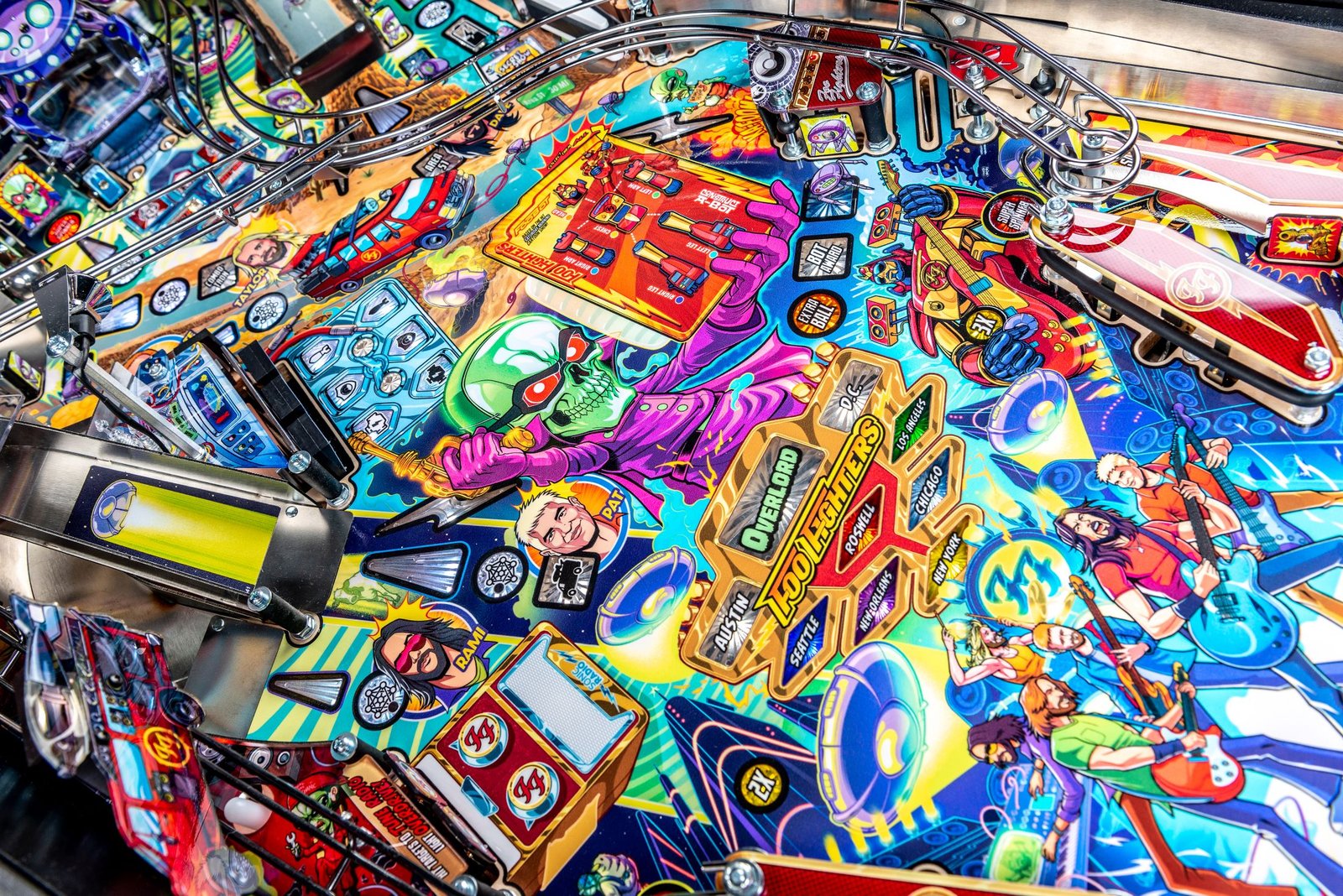 Foo Fighters Pro Pinball Machine by Stern Pinball for sale in Australia