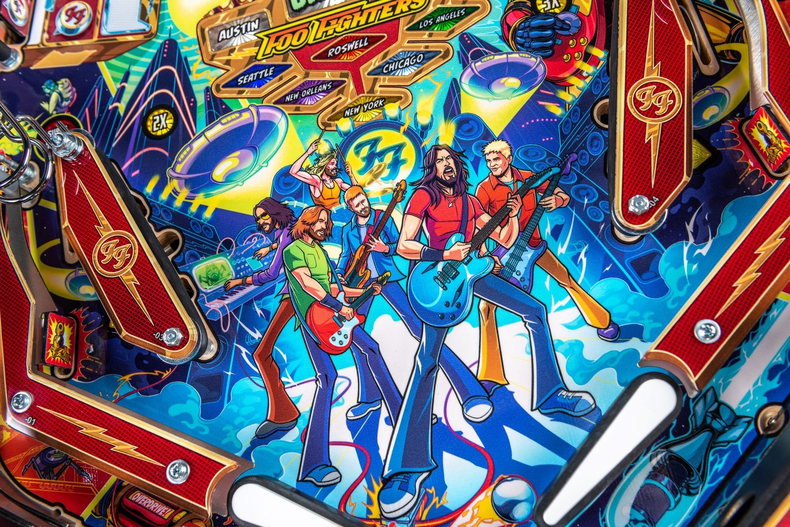 Foo Fighters Premium Pinball Machine by Stern Pinball for sale in Australia