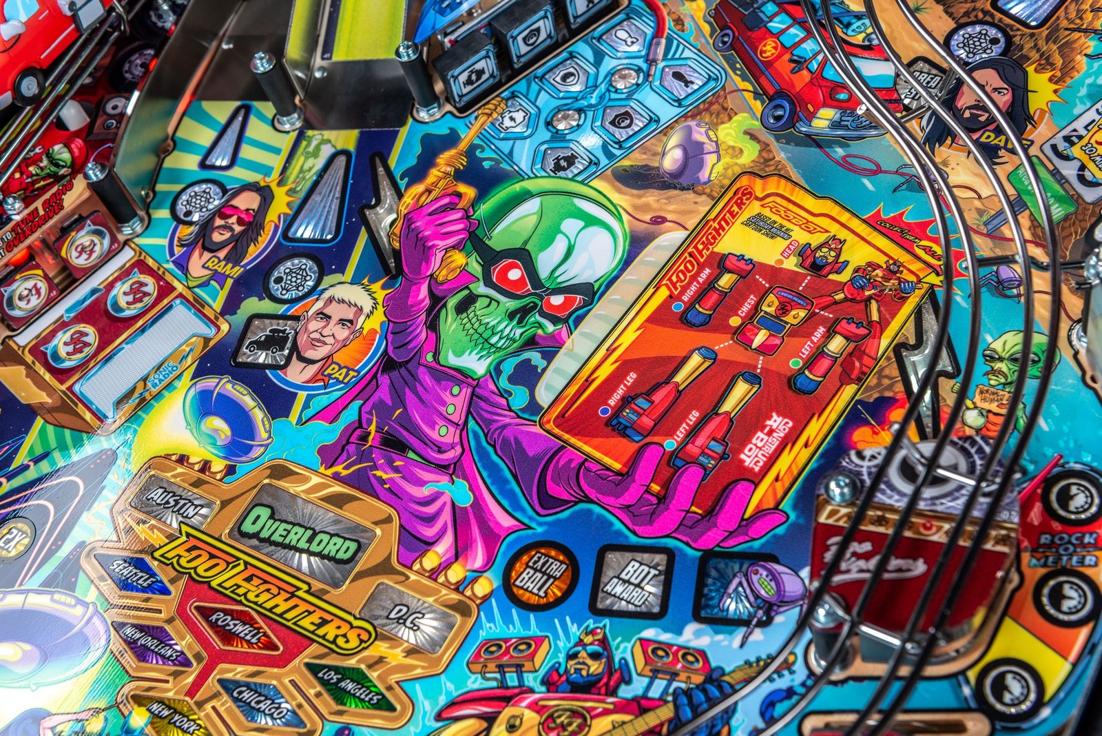 Foo Fighters Premium Pinball Machine by Stern Pinball for sale in Australia