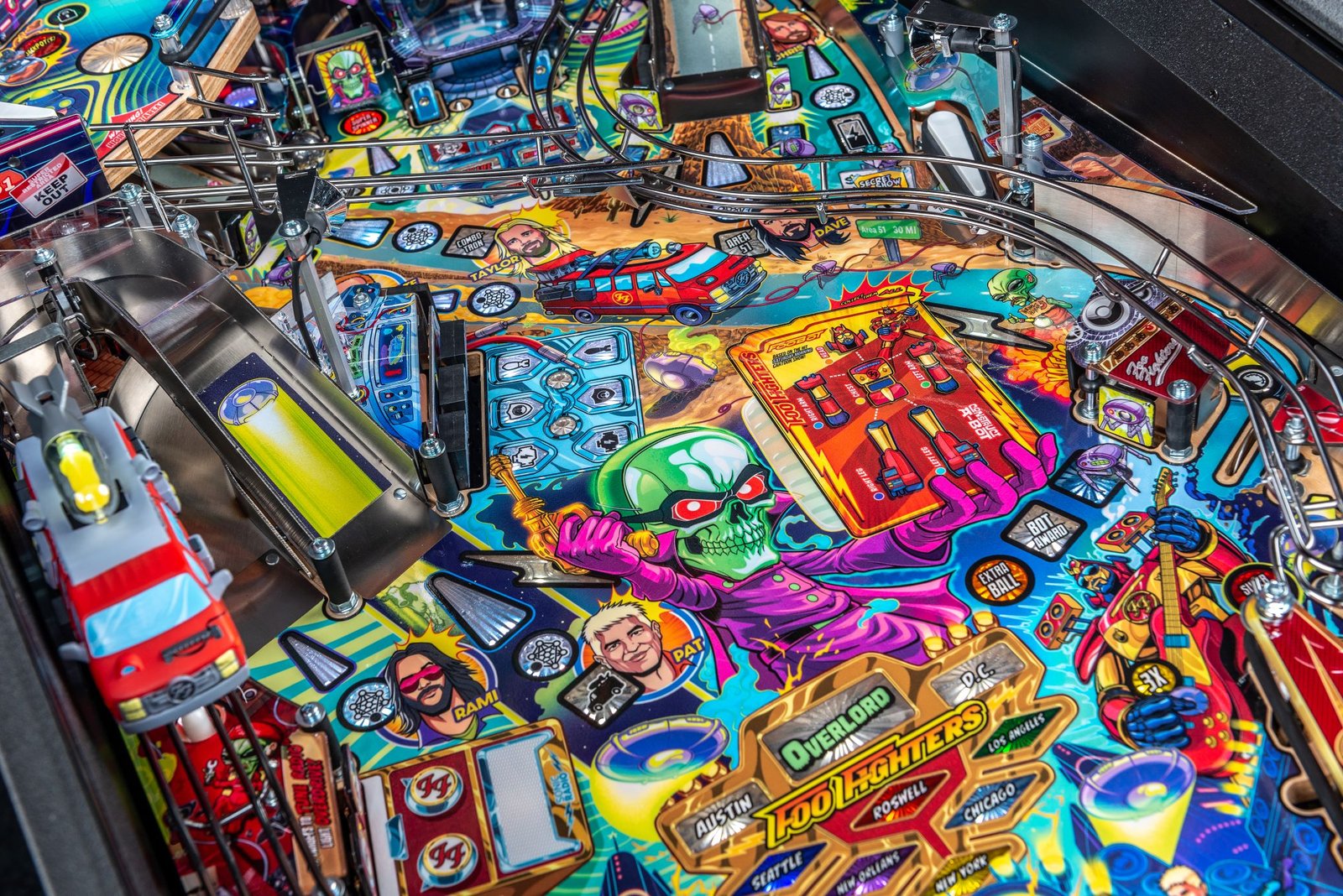 Foo Fighters Premium Pinball Machine by Stern Pinball for sale in Australia