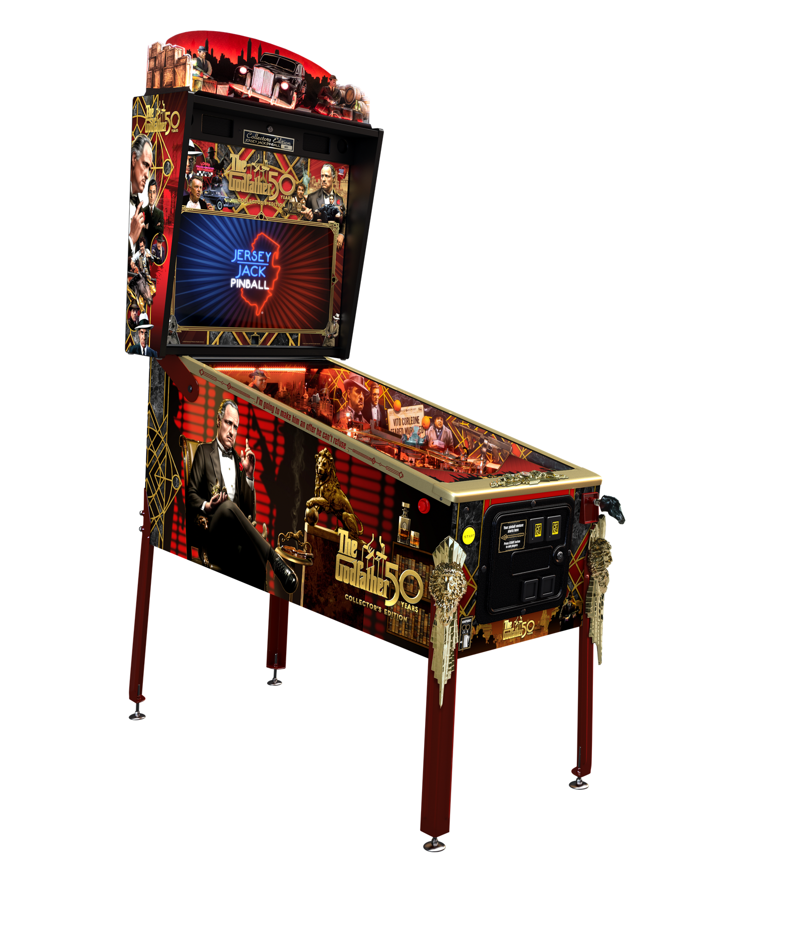 The Godfather Collector’s Edition Pinball Machine for sale in Australia by jersey jack pinball