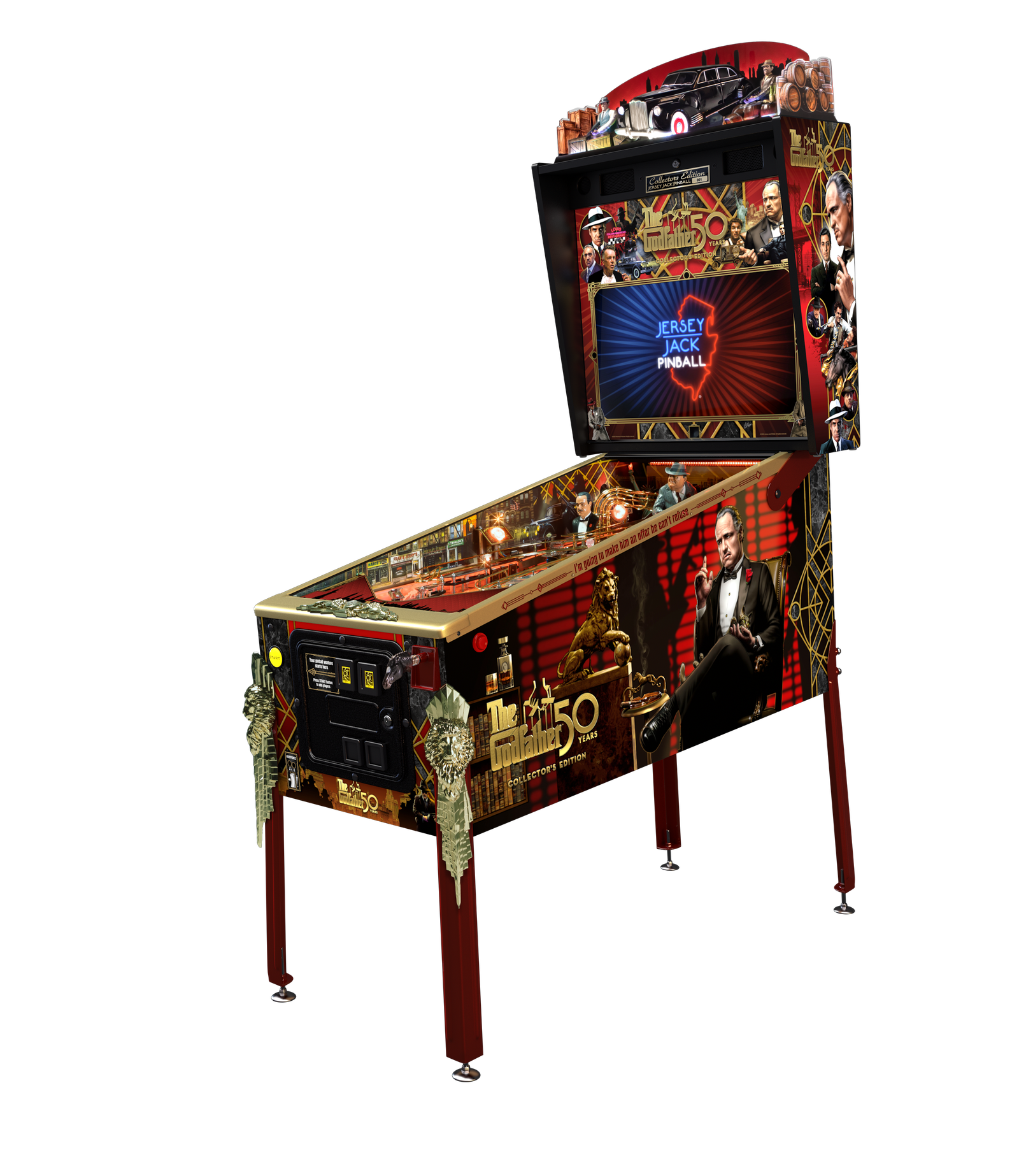 The Godfather Collector’s Edition Pinball Machine for sale in Australia by jersey jack pinball