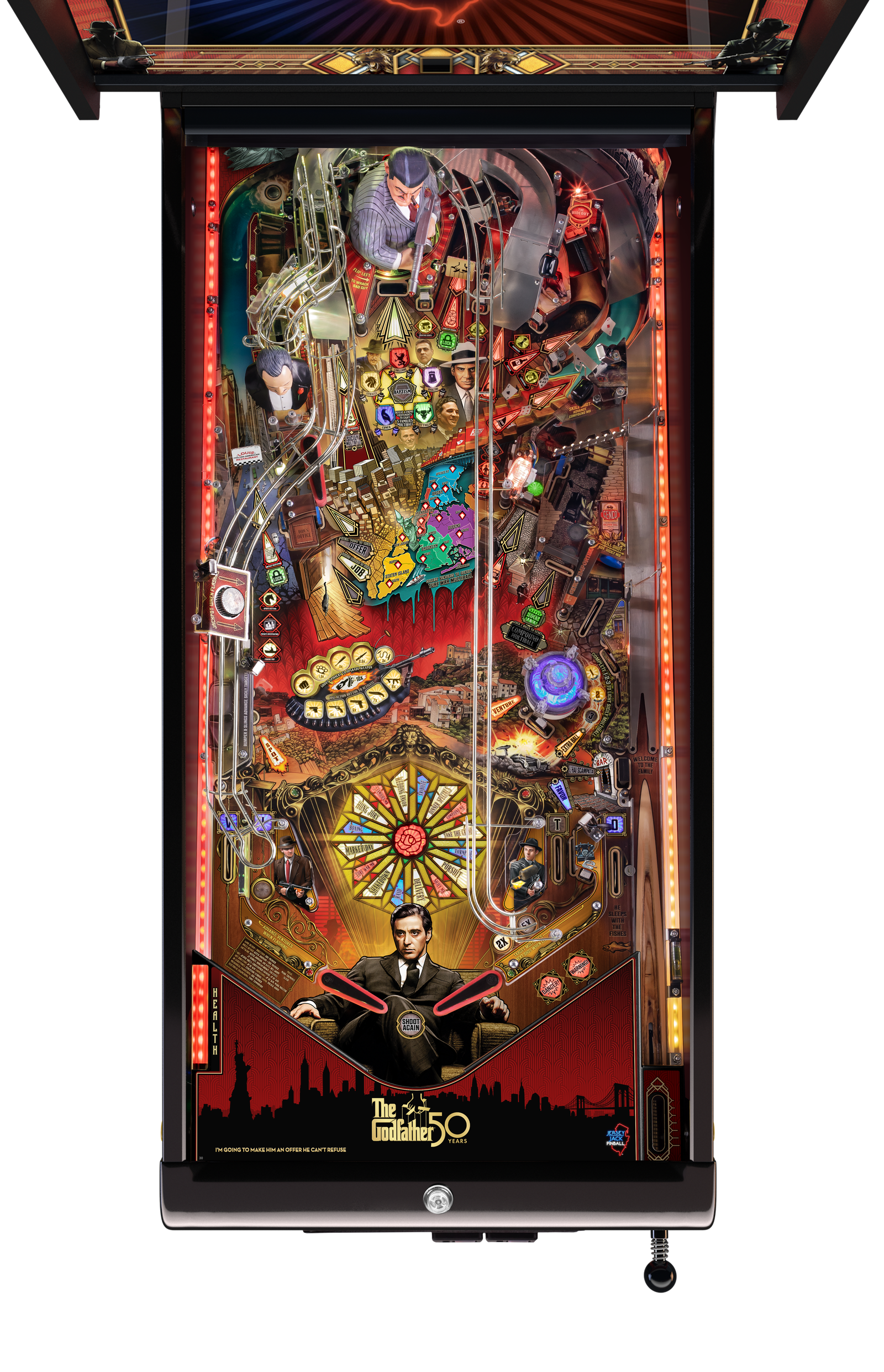 The Godfather Limited Edition Pinball Machine for sale online Australia by Jersey Jack