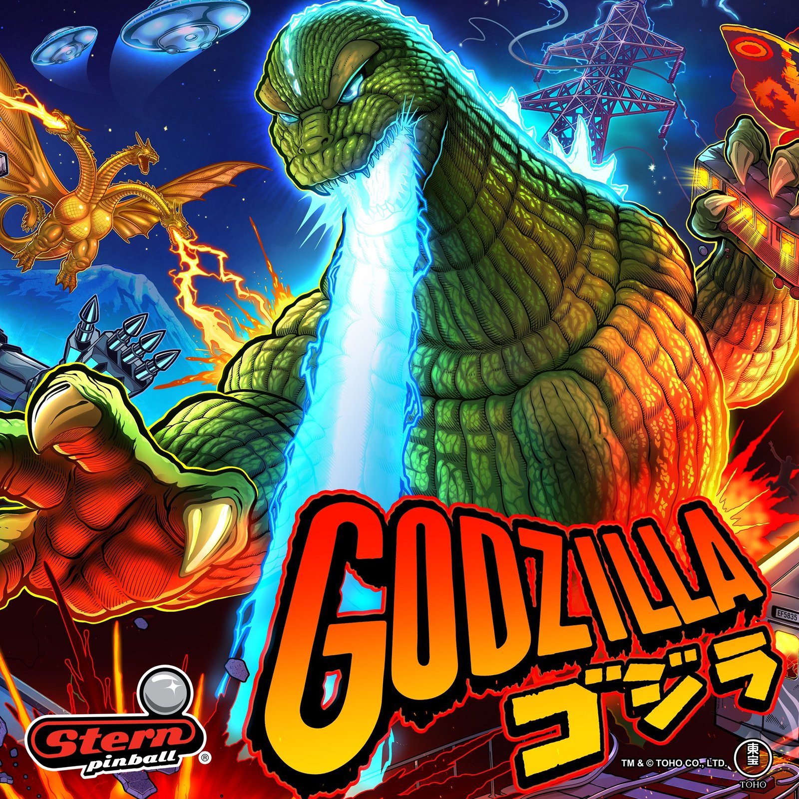 Godzilla Pro Pinball Machine by Stern Pinball for sale in Australia