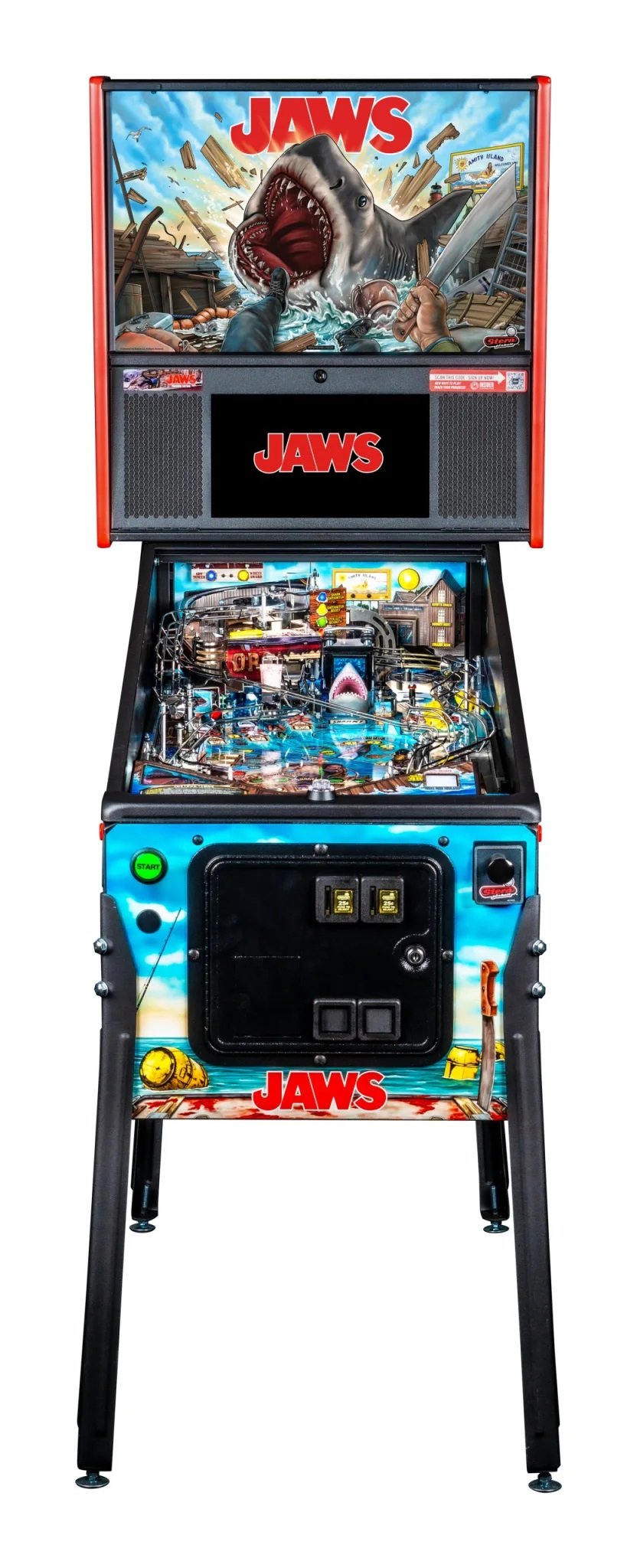 Jaws Premium Pinball Machine by Stern Pinball for sale in Australia
