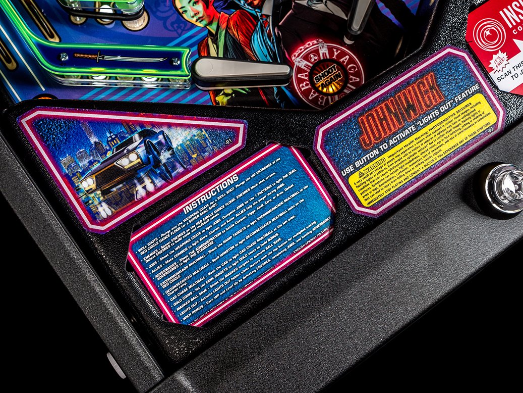 John Wick Pro Pinball Machine for sale in Australia by Stern Pinball