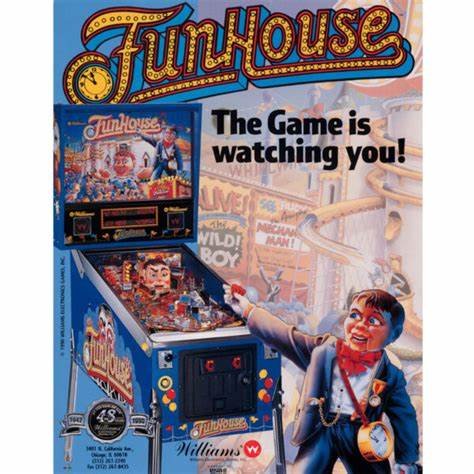 Funhouse Pinball Machine for sale in Australia