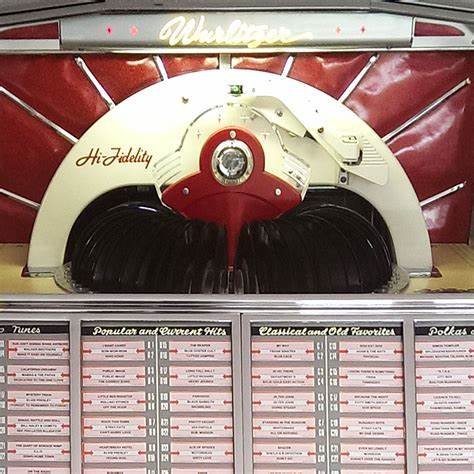 1955 Wurlitzer’s 1800 Vinyl Jukebox for sale in Australia