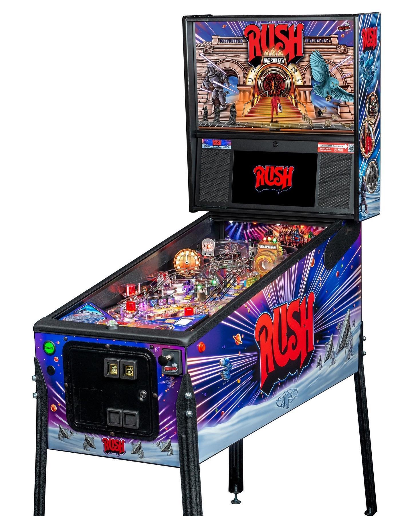 Rush Premium Pinball Machine by Stern Pinball for sale in Australia