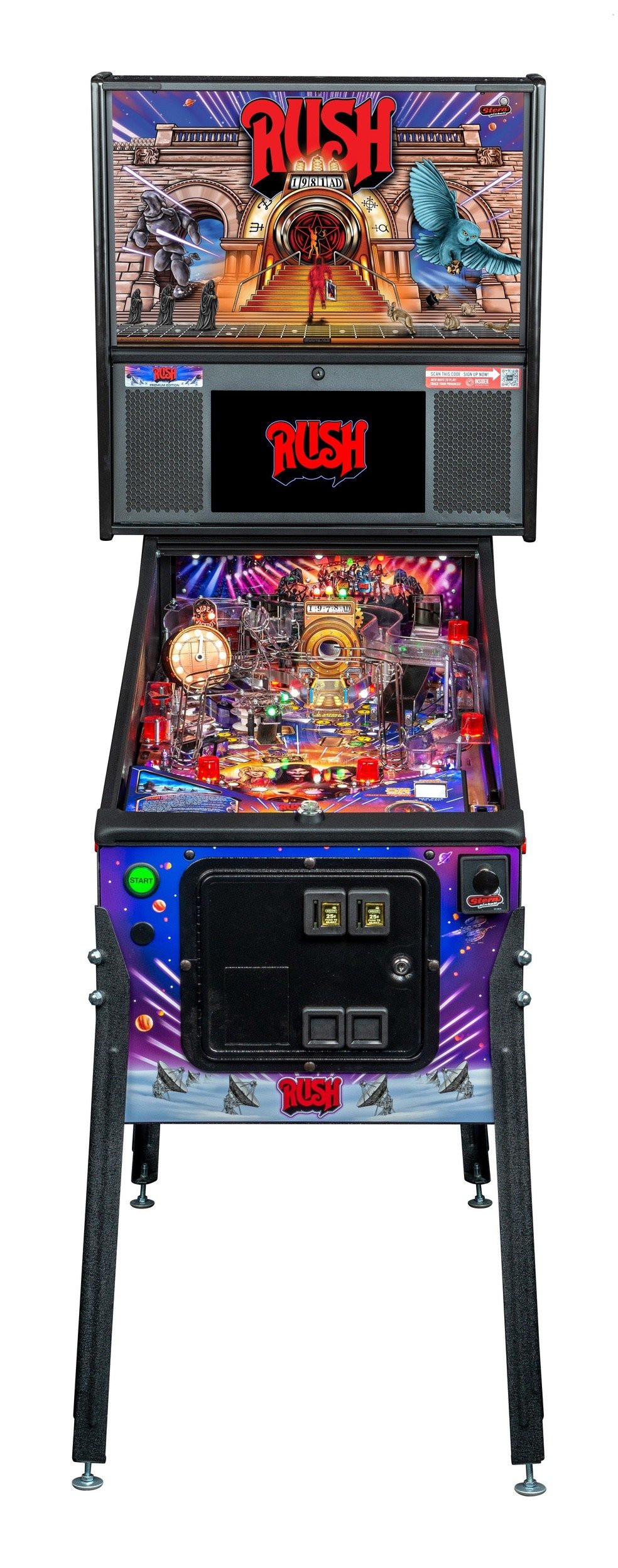 Rush Premium Pinball Machine by Stern Pinball for sale in Australia
