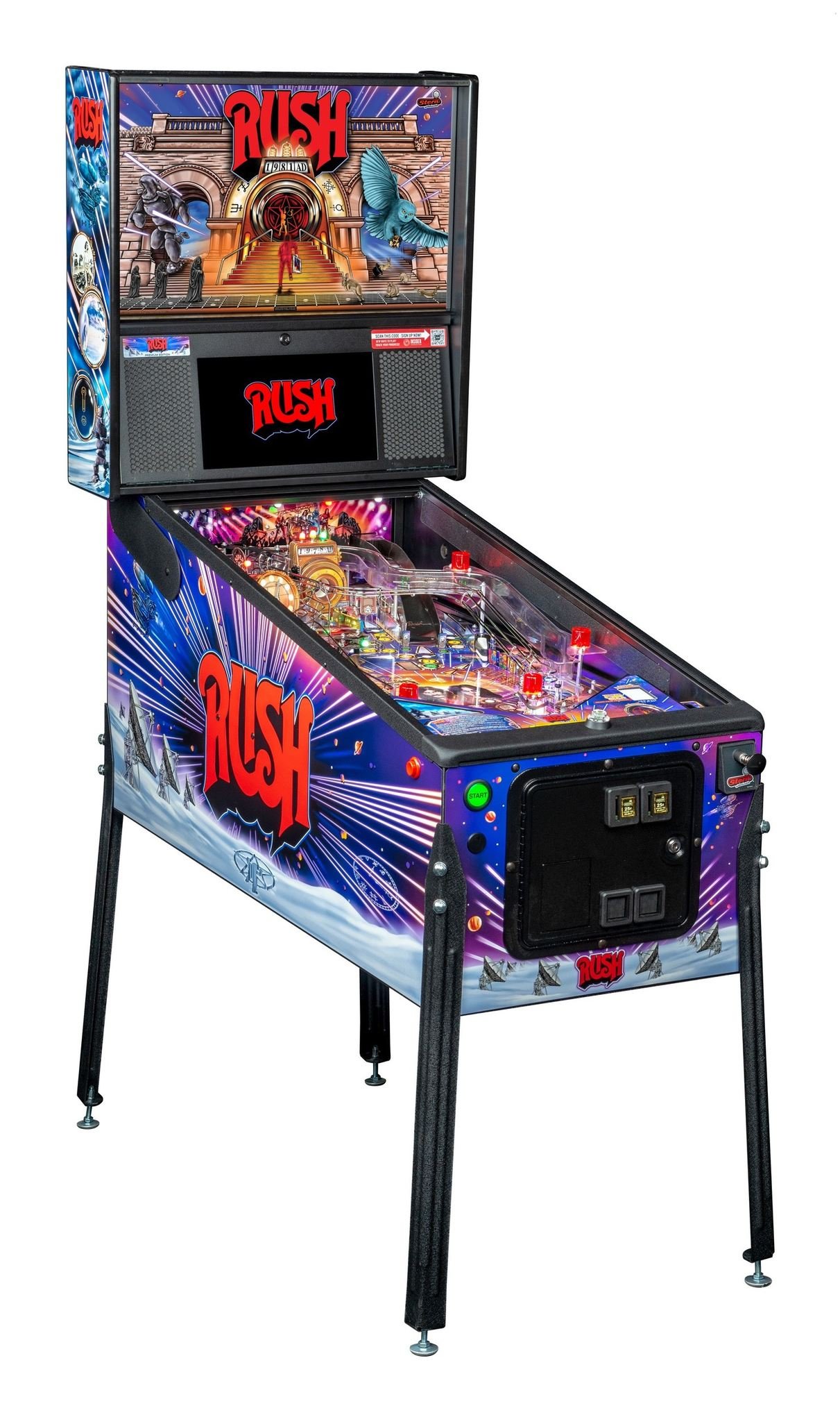 Rush Premium Pinball Machine by Stern Pinball for sale in Australia