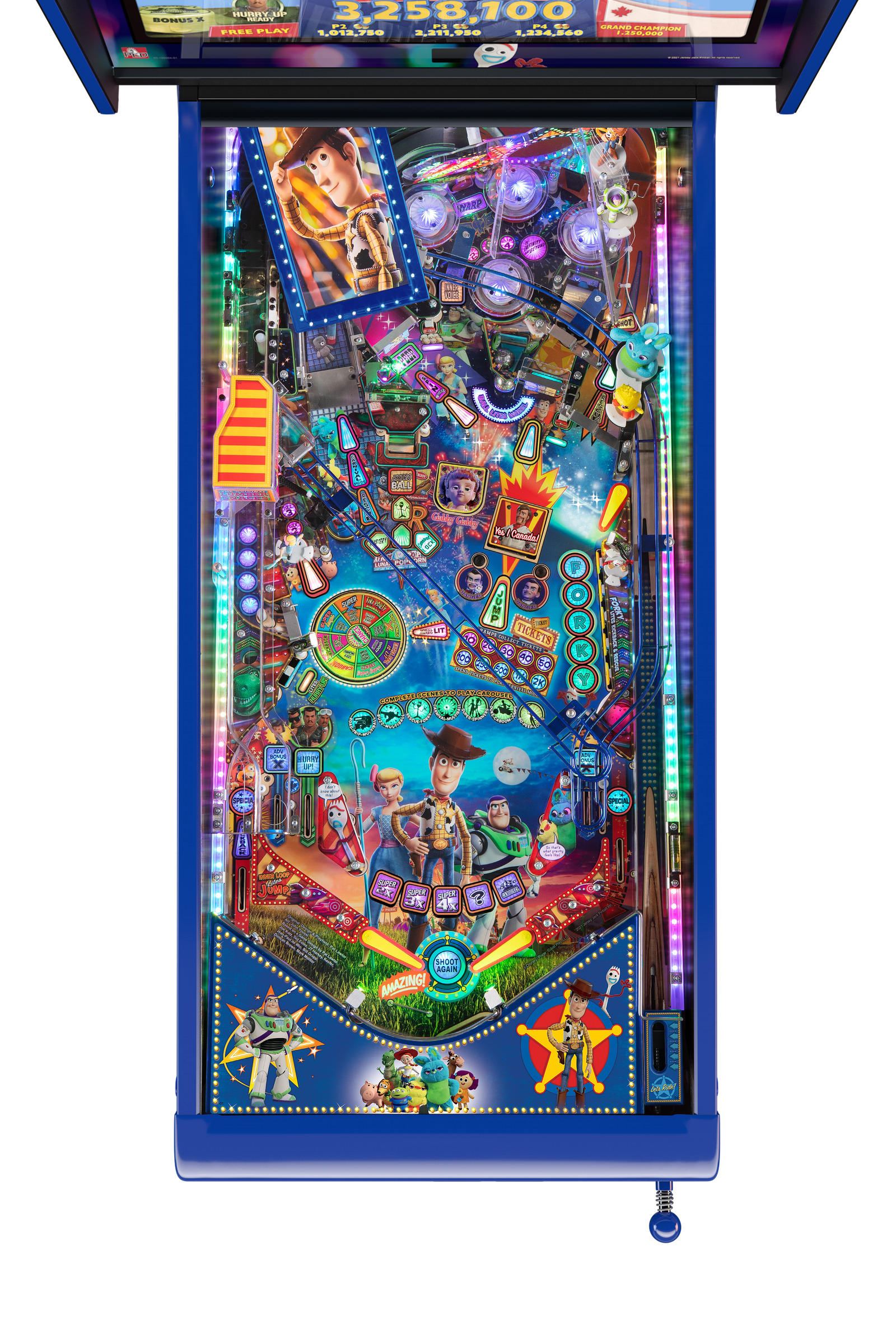 Toy Story Limited Edition Pinball Machine for sale online Australia by Jersey Jack Pinball