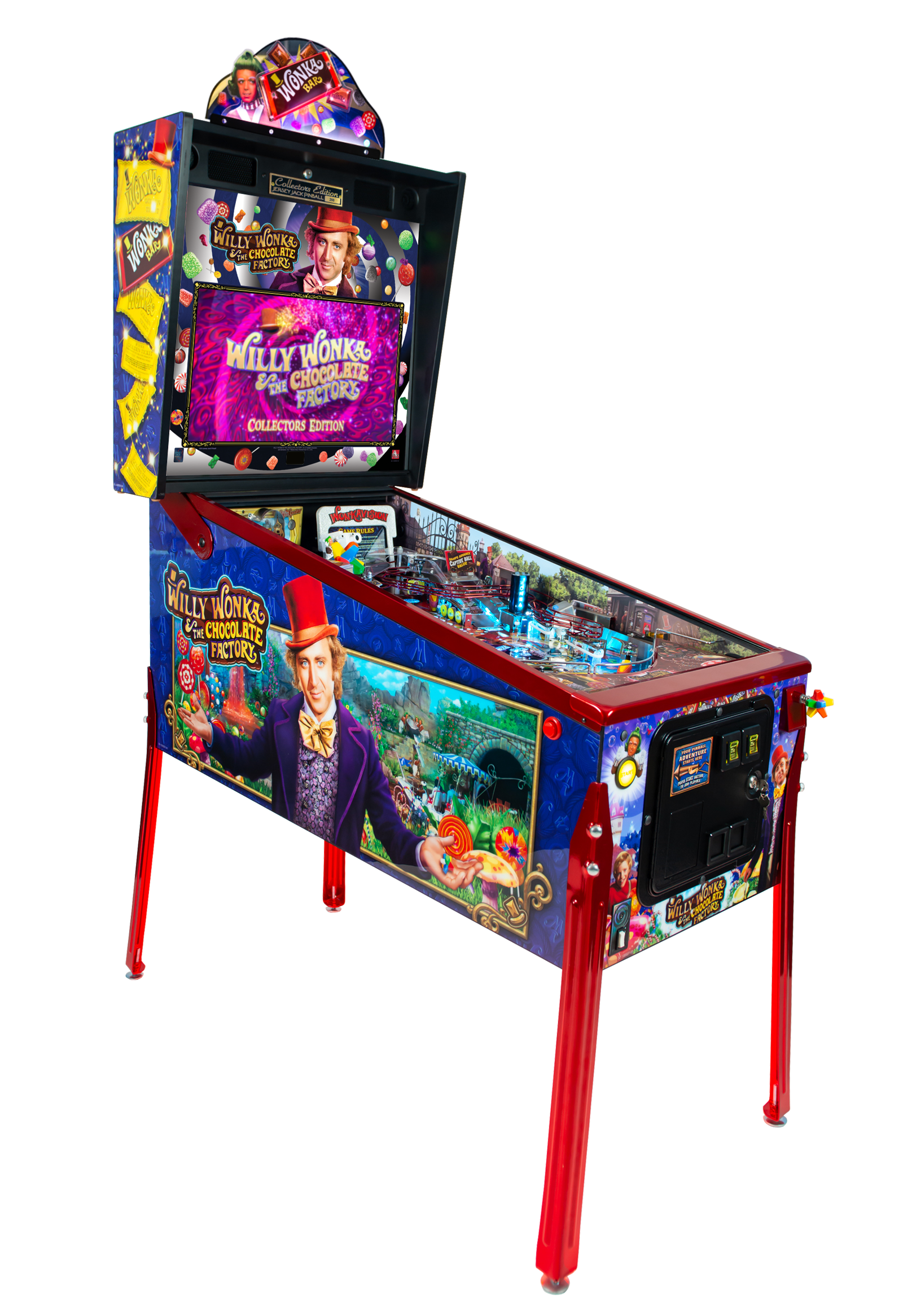 Willy Wonka Collector’s Edition Pinball Machine for sale in Australia by Jersey Jack Pinball