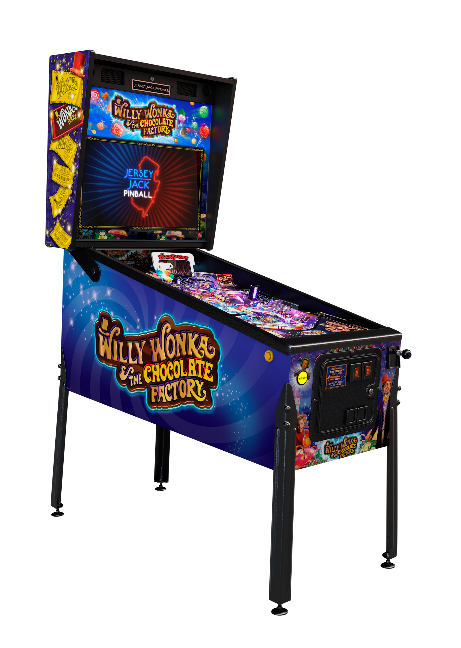 Willy Wonka Standard Edition Pinball Machine for sale in Australia by Jersey Jack Pinball