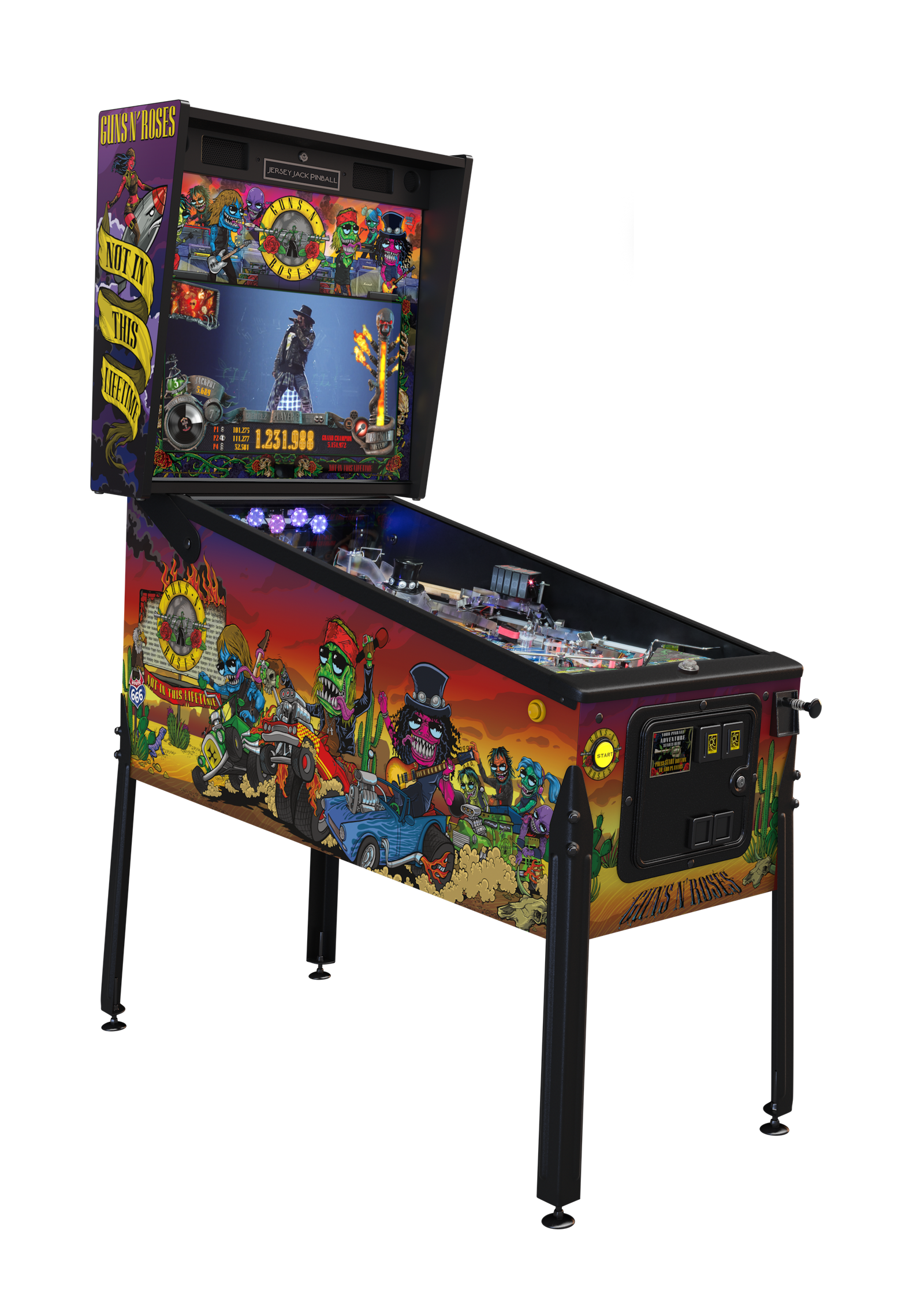 Guns N' Roses Standard Edition Pinball Machine for sale in Australia by Jersey Jack Pinball