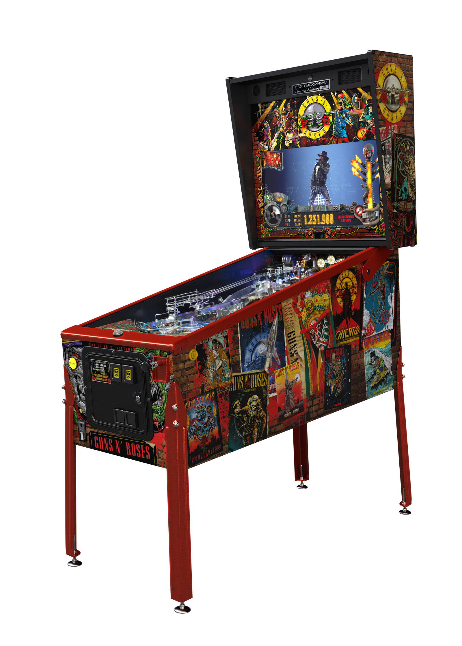 Guns N' Roses Limited Edition Pinball Machine for sale in Australia by Jersey Jack Pinball