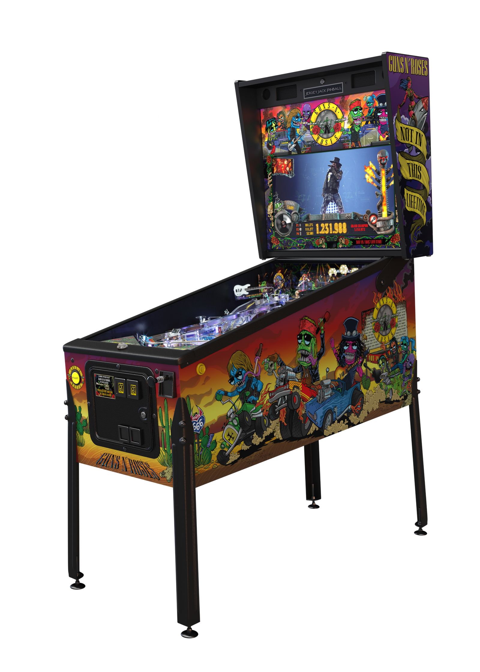 Guns N' Roses Standard Edition Pinball Machine for sale in Australia by Jersey Jack Pinball