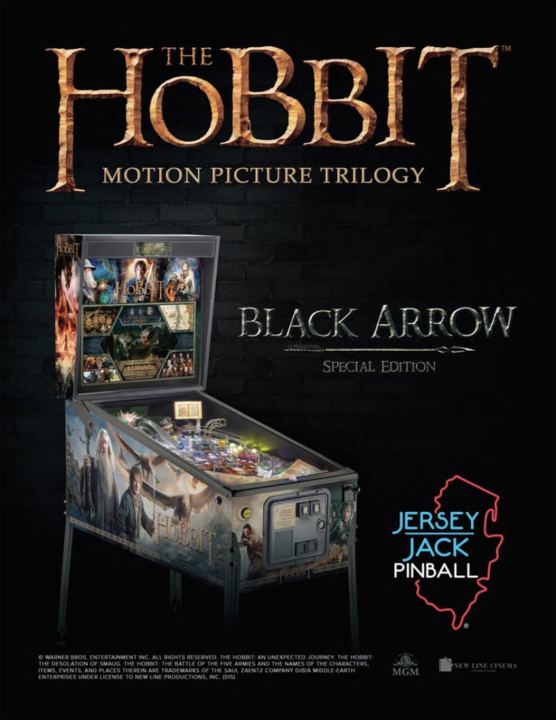 The Hobbit – Black Arrow Special Edition Pinball Machine For Sale in Australia