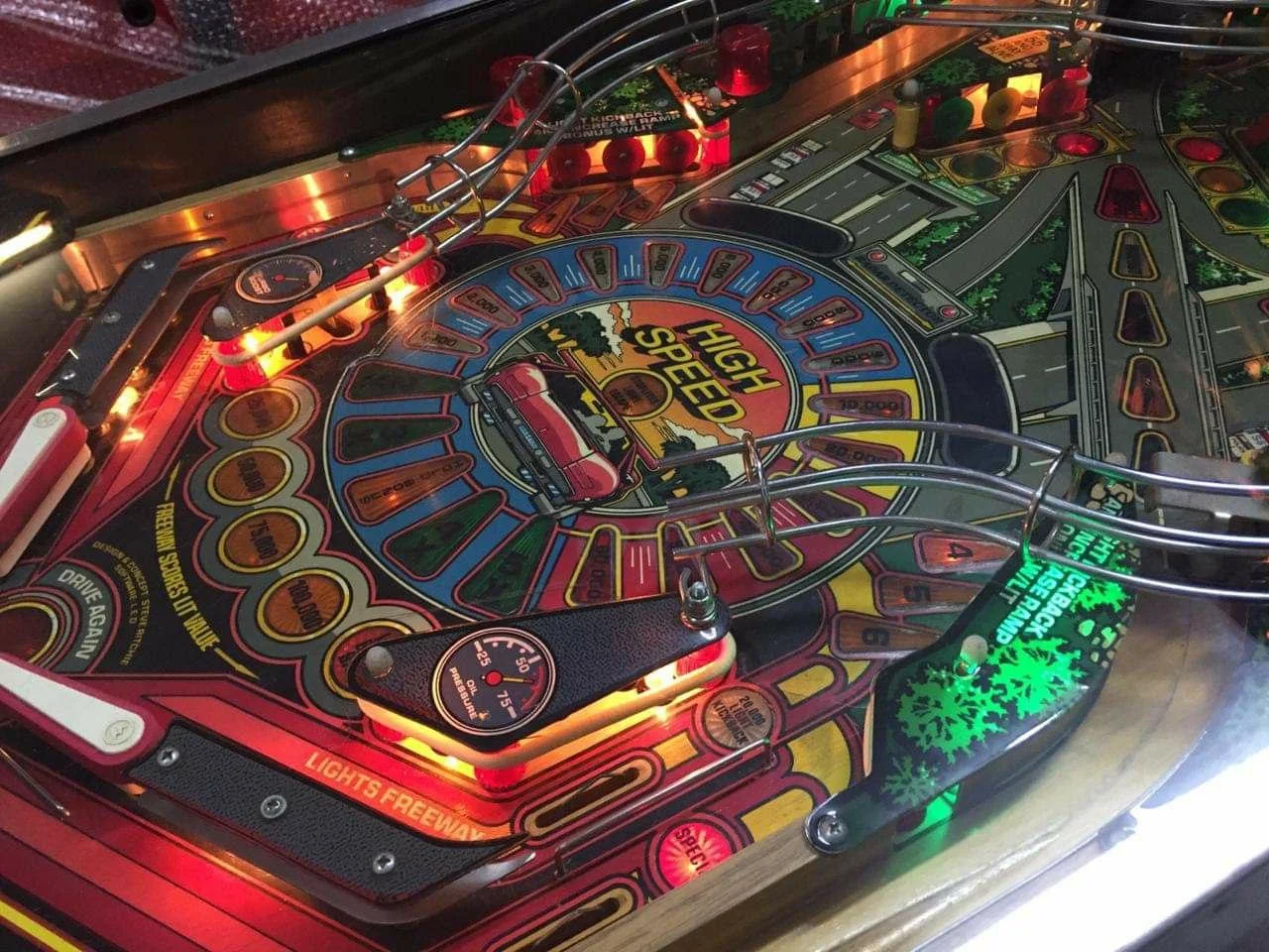 High Speed Pinball Machine by Williams for sale in Australia