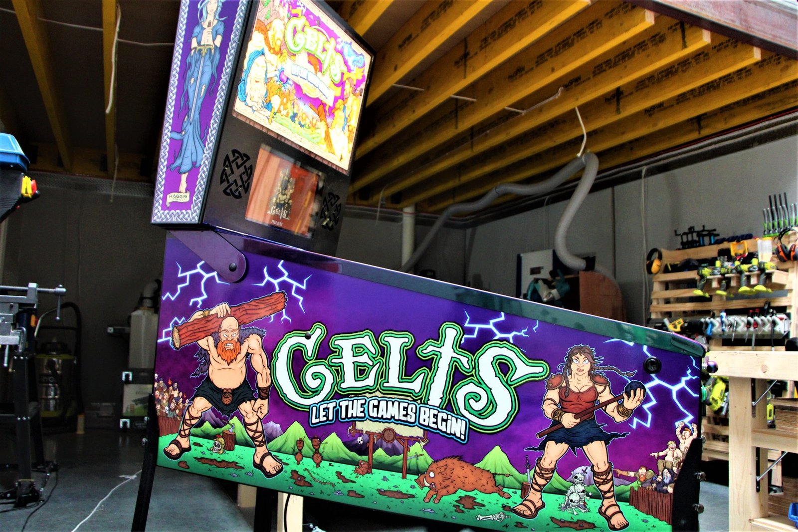 Celts (Highland Edition) Pinball Machine by Haggis Pinball for sale in Australia
